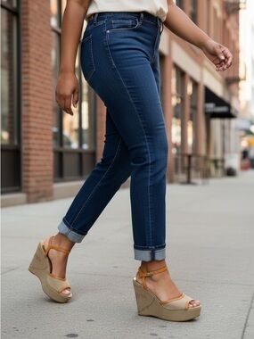 Prada Beige and Tan Platform Wedge Sandals with Ankle Strap